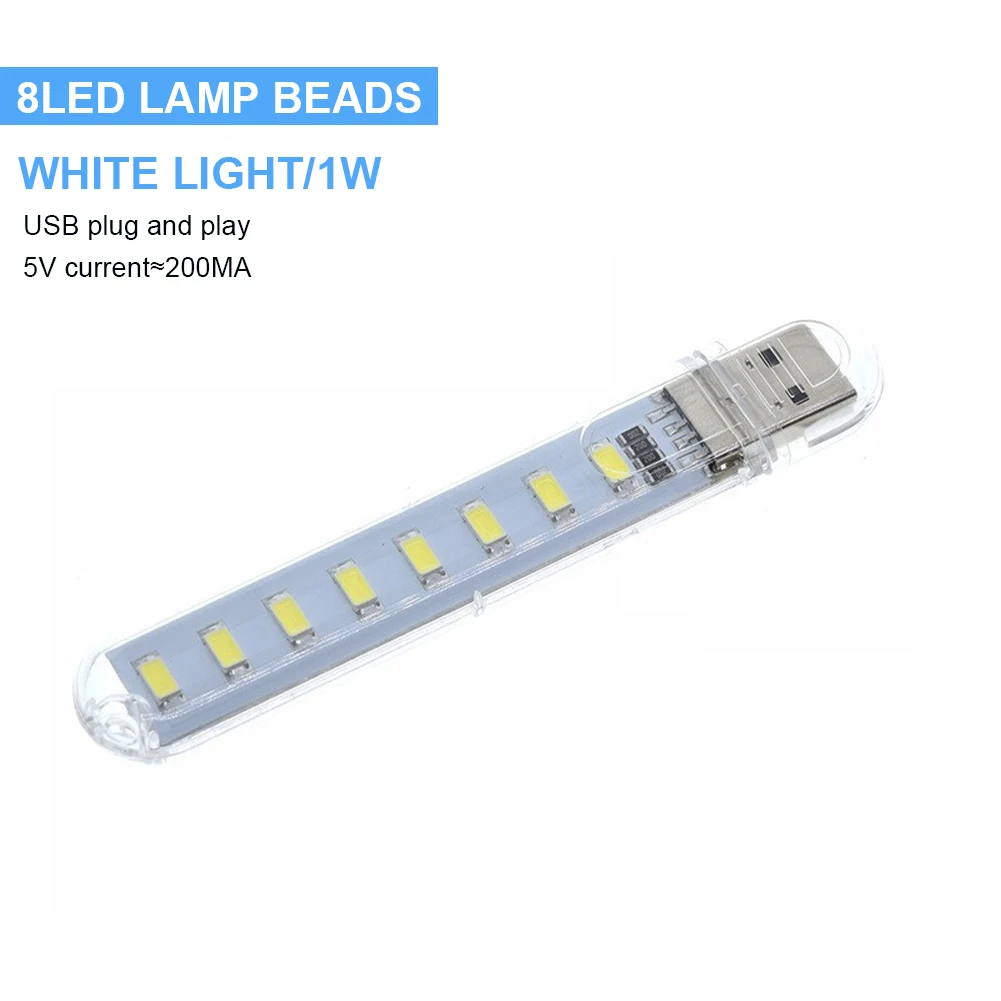 USB LED Light 3/8 Beads White Light and Warm Light Portable Night Light For Power Bank PC Laptop
USB LED Light 3/8 Beads White Light and Warm Light Portable Night Light For Power Bank PC Laptop