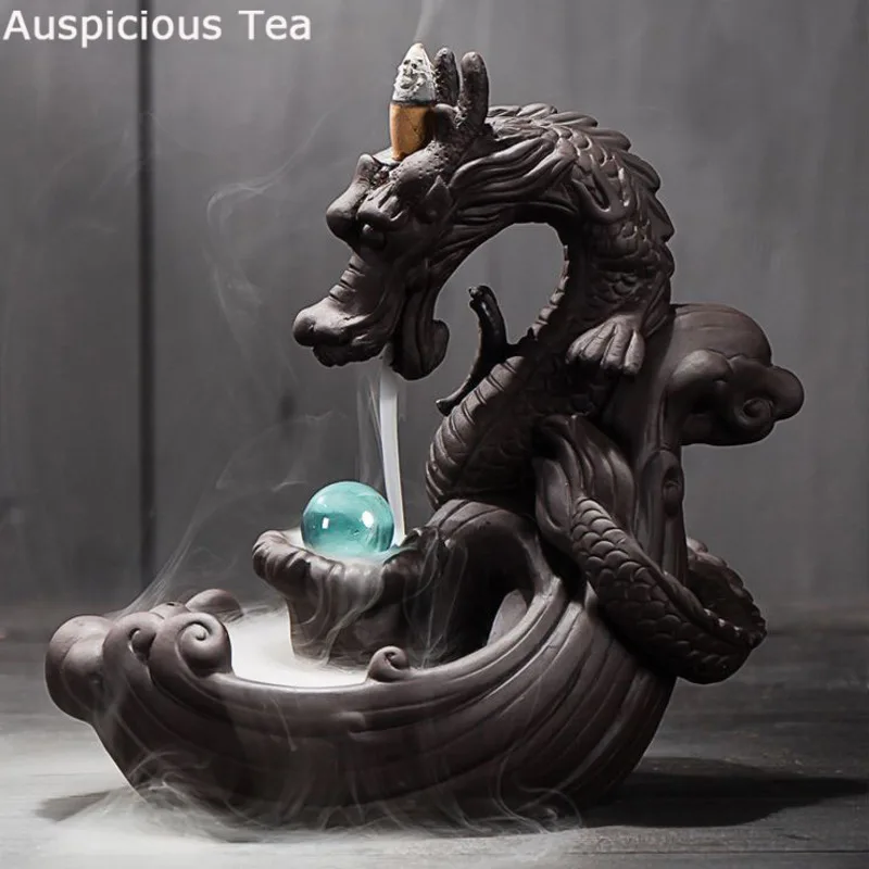 Большая курильница с фиолетовым песком, с обратным потоком, дракон конусная кадильница, лучшая для домашнего декора, подставка для палочек, ...
Большая курильница с фиолетовым песком, с обратным потоком, дракон конусная кадильница, лучшая для домашнего декора, подставка для палочек, ...