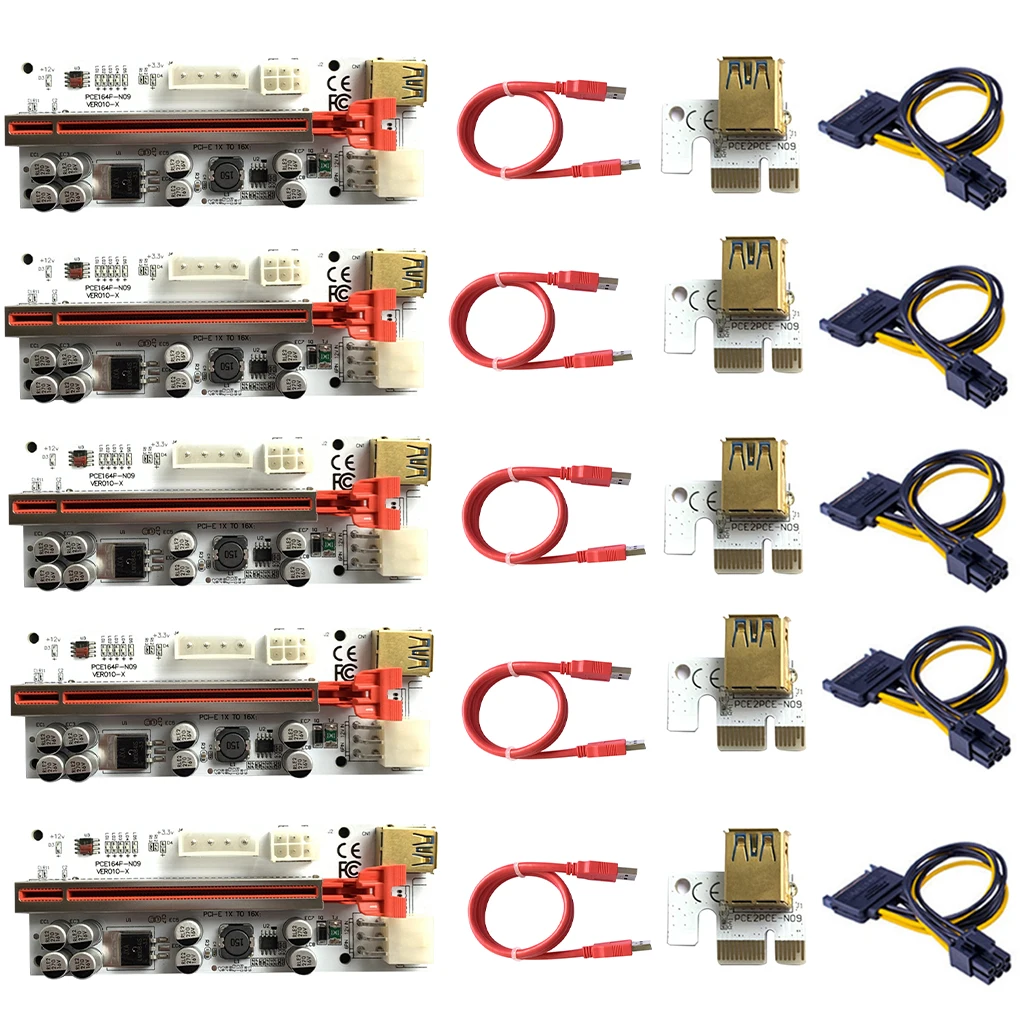 5 PCS Riser VER010 USB 3.0 PCI-E Riser VER010-X Express Cable Riser For Video Card X16 Extender PCI-E Riser Card For Mining
5 PCS Riser VER010 USB 3.0 PCI-E Riser VER010-X Express Cable Riser For Video Card X16 Extender PCI-E Riser Card For Mining