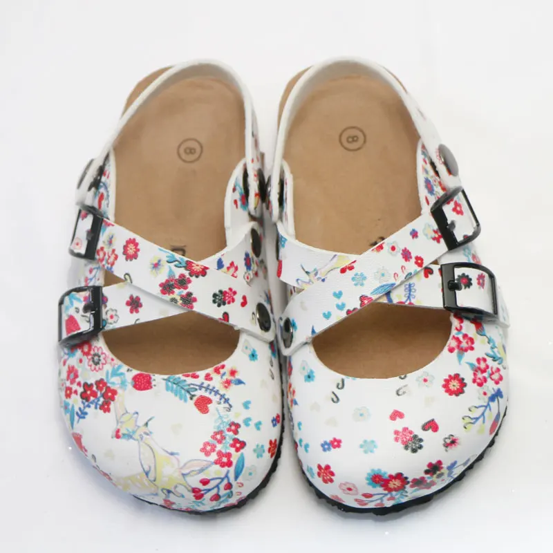 

MERABLLE Kids Slipper Girls Sandals Garden Shoes Corks Casual Summer Autumn News Children Clogs and Mules