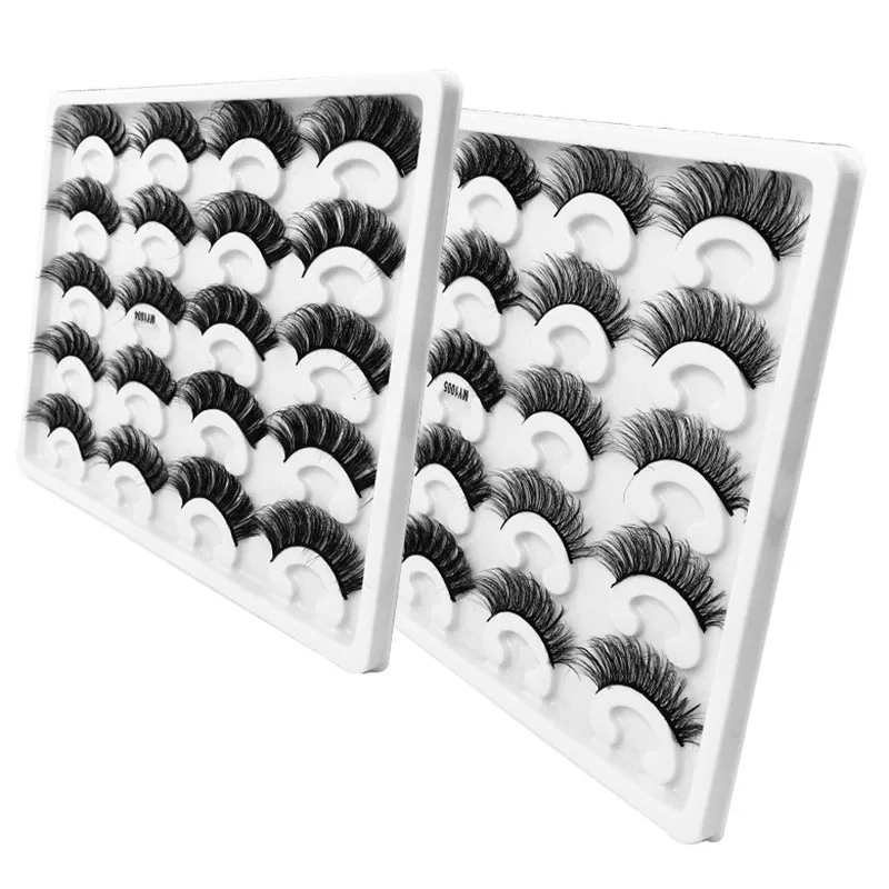 10 Pairs 8D Mink Lashes Natural False Eyelashes Dramatic Volume Fake Lashes Makeup Eyelash Extension Silk Eyelashes
10 Pairs 8D Mink Lashes Natural False Eyelashes Dramatic Volume Fake Lashes Makeup Eyelash Extension Silk Eyelashes