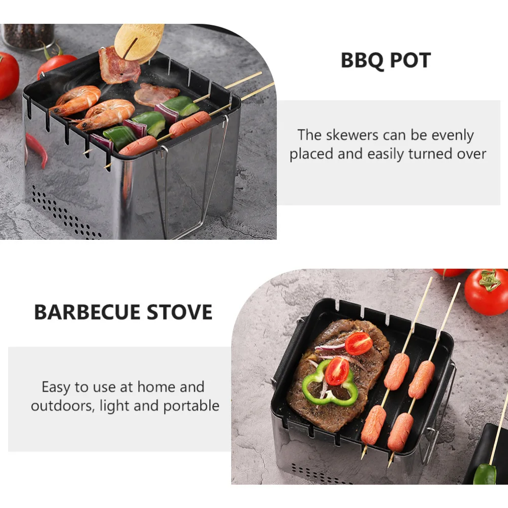 1 Set Stainless Steel BBQ Grill Set Outdoor Alcohol BBQ Stove (Assorted Color)
1 Set Stainless Steel BBQ Grill Set Outdoor Alcohol BBQ Stove (Assorted Color)