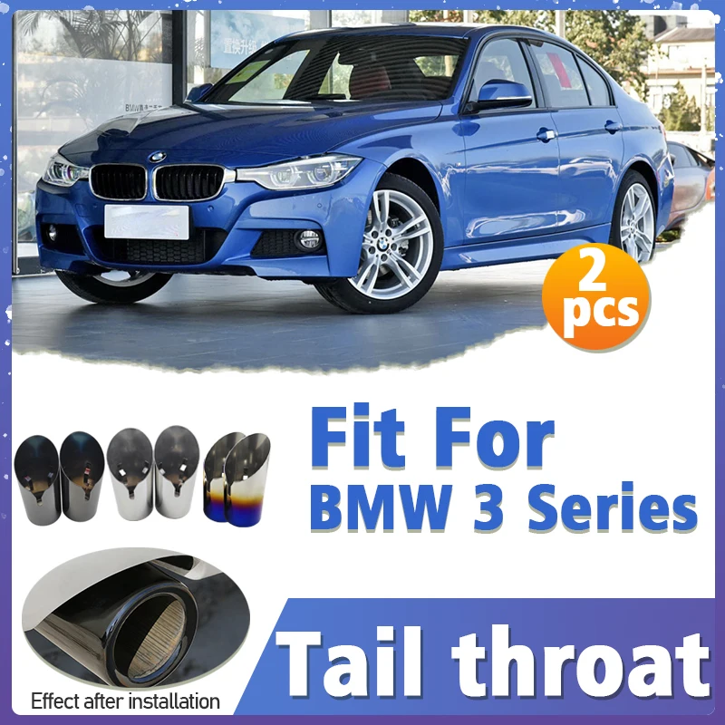 Universal Car Vehicle Stainless Steel Tail Throat Exhaust System Muffler Pipe For BMW 3 Series Decoration Accessories
Universal Car Vehicle Stainless Steel Tail Throat Exhaust System Muffler Pipe For BMW 3 Series Decoration Accessories