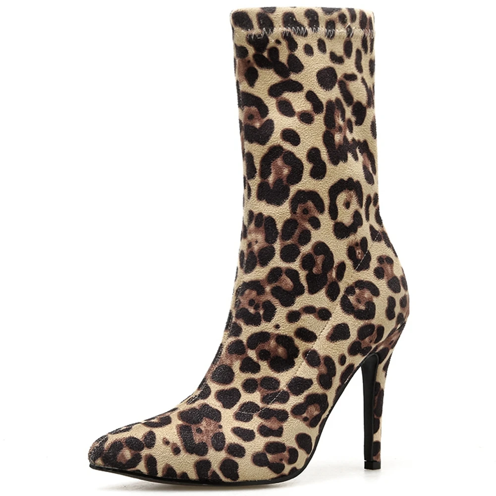 SARAIRIS New Leopard Female 2020 Autumn Sexy Boots Mid Calf Boots Women Pointed Toe Thin High Heels Slip On Shoes Woman
SARAIRIS New Leopard Female 2020 Autumn Sexy Boots Mid Calf Boots Women Pointed Toe Thin High Heels Slip On Shoes Woman