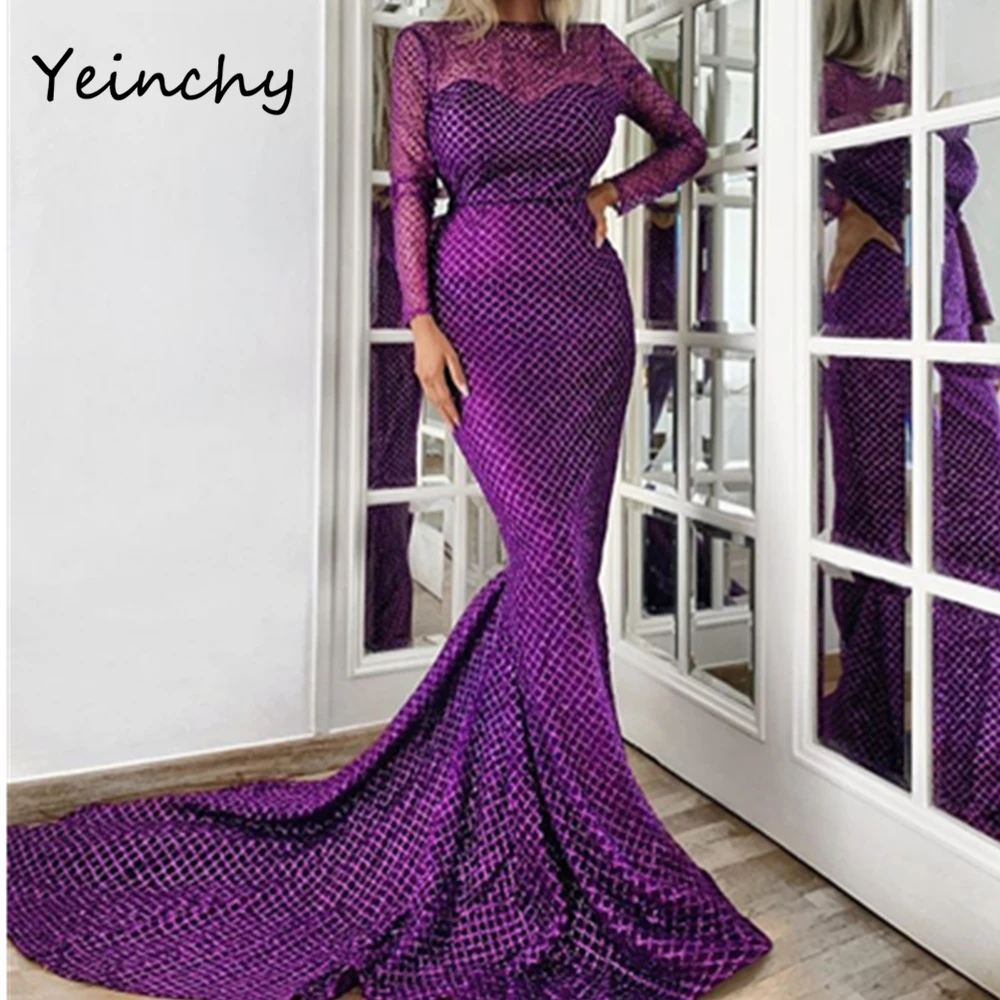 Yeinchy women sexy O neck long sleeve glitter dress ladies Backless Long Evening Party Floor Length maxi Padded Dress FY2035
Yeinchy women sexy O neck long sleeve glitter dress ladies Backless Long Evening Party Floor Length maxi Padded Dress FY2035
