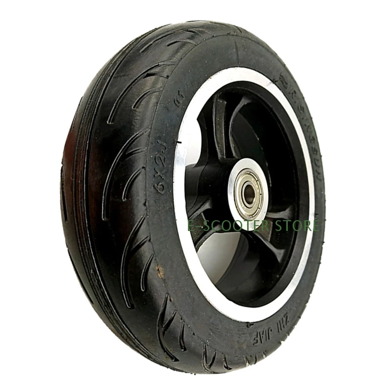 6x2J Wheel 6inch Non-pneumatic Solid Tire and Hub with 10mm Axle Hole for E-Scooter Pocket Bike Wheelchair
6x2J Wheel 6inch Non-pneumatic Solid Tire and Hub with 10mm Axle Hole for E-Scooter Pocket Bike Wheelchair