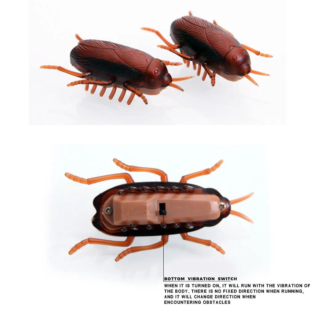 Horrible Moving Cockroach Electricity Fake Cockroach Toy Insects Prank Toys Halloween Party Funny Toys For Adult Children Gifts
Horrible Moving Cockroach Electricity Fake Cockroach Toy Insects Prank Toys Halloween Party Funny Toys For Adult Children Gifts