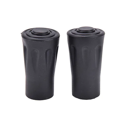 2 Pcs/lot Rubber Tip Carbon Fiber Hike Telescope Stick Nordic Walk Camp Alloy Ferrule Crutch Bar Tungsten Trek Pole Basket | Спорт и