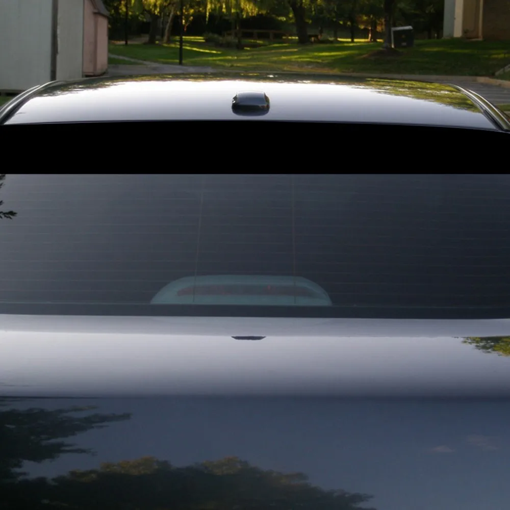 

Sticker Car Sun Strip Accessories For Windscreen Gloss Black Portable Useful Vinyl 140 X 20CM/55 X 8\\\\\\\" Brand New