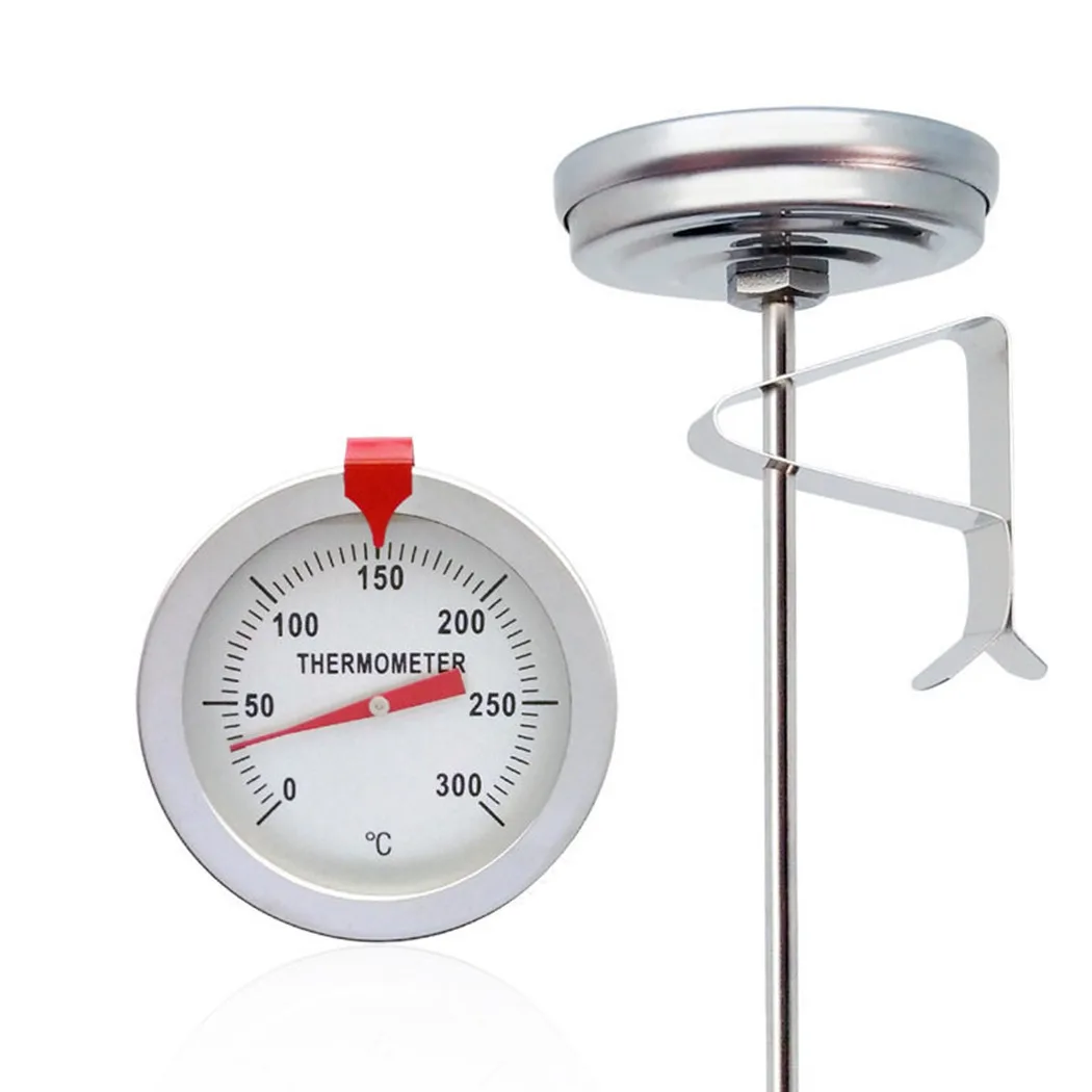 1 X Thermometer Stainless Steel Frying Pan Home Kitchen Oil Thermometers Food Meat Water Thermometer With Bracket Outdoor
1 X Thermometer Stainless Steel Frying Pan Home Kitchen Oil Thermometers Food Meat Water Thermometer With Bracket Outdoor