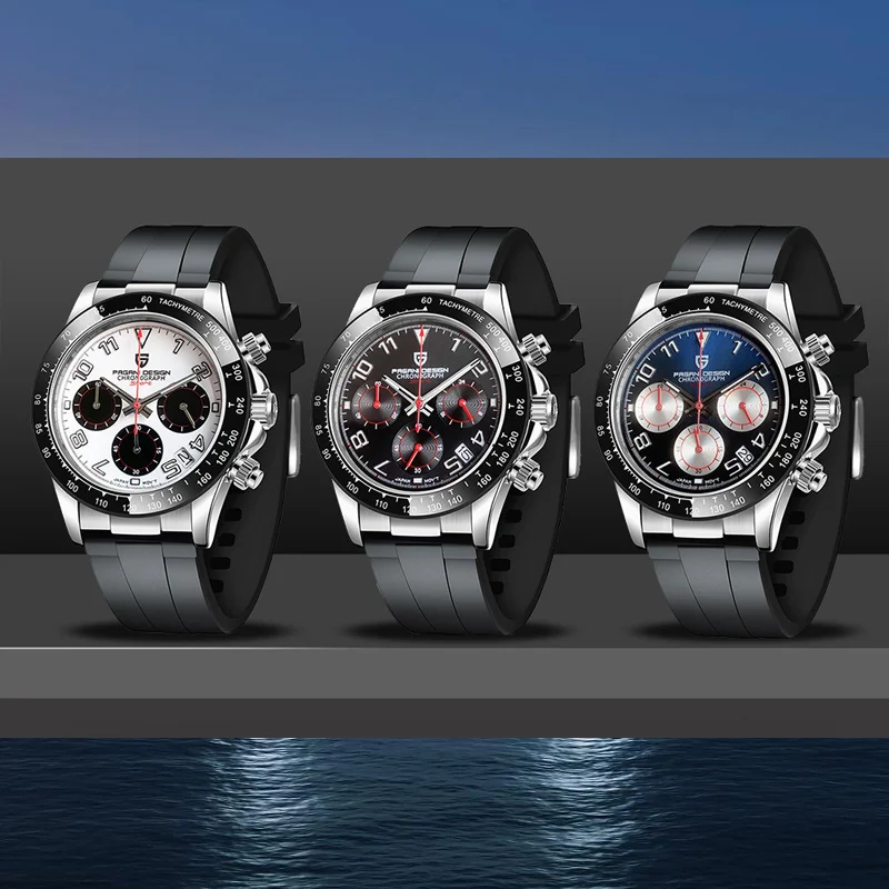 PAGANI DESIGN Style Stainless Men Quartz Wristwatches Waterproof Ceramic Bezel Chronograph Fashion Sapphire Glass reloj invicta
PAGANI DESIGN Style Stainless Men Quartz Wristwatches Waterproof Ceramic Bezel Chronograph Fashion Sapphire Glass reloj invicta