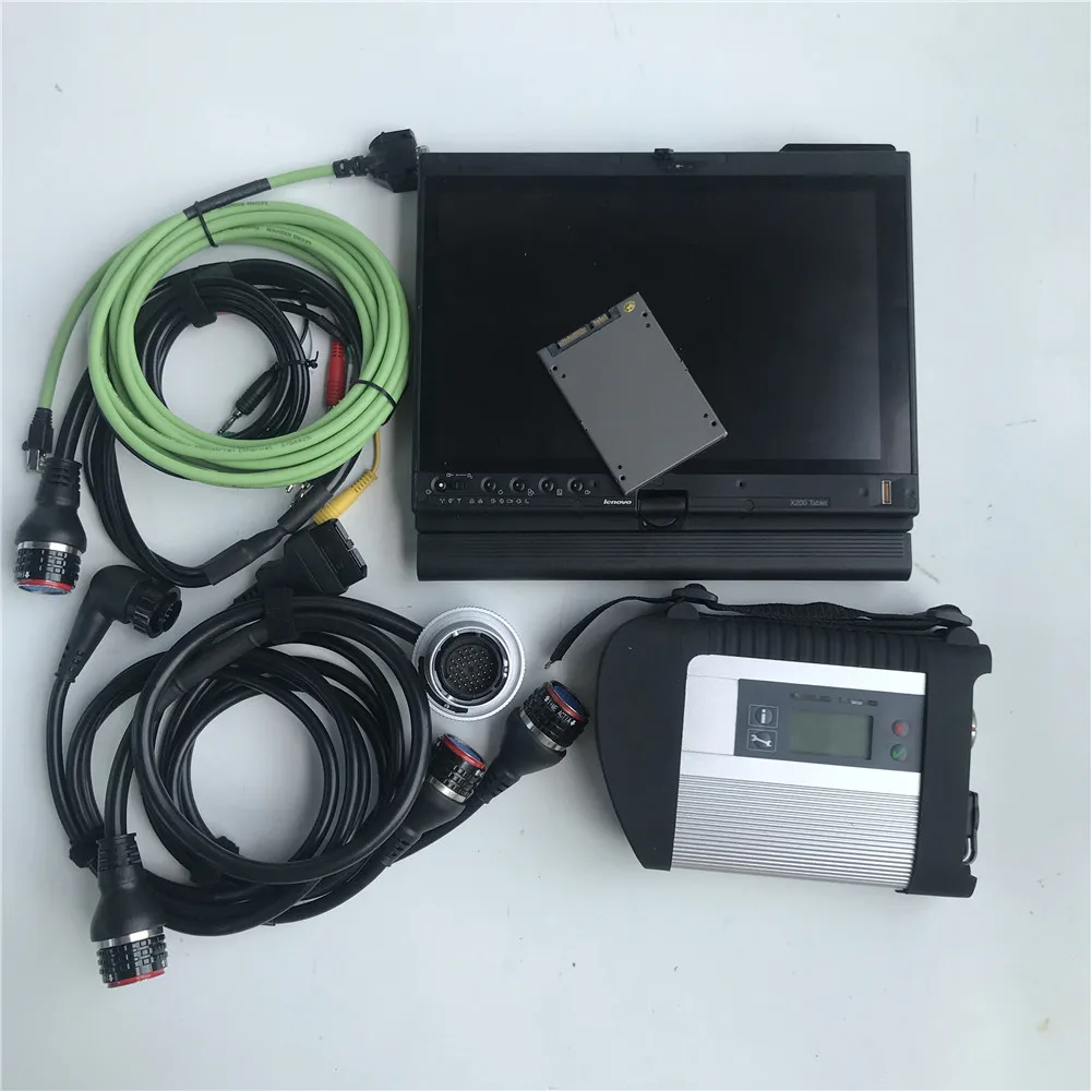 MB Star C4 SD Connect Star Diagnosis C4 с новейшим программным обеспечением V2021.03 с SSD-накопителем Ve-diamo D-TS in X200T полный комплект для ноутбука, готовый к работе
MB Star C4 SD Connect Star Diagnosis C4 с новейшим программным обеспечением V2021.03 с SSD-накопителем Ve-diamo D-TS in X200T полный комплект для ноутбука, готовый к работе