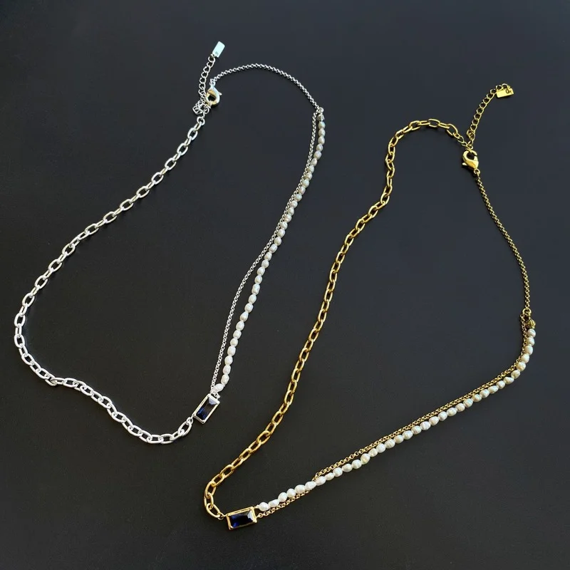 Europe and the United States simple cold wind metal mosaic element chain square geometry pendant fashion women's necklace neck
Europe and the United States simple cold wind metal mosaic element chain square geometry pendant fashion women's necklace neck