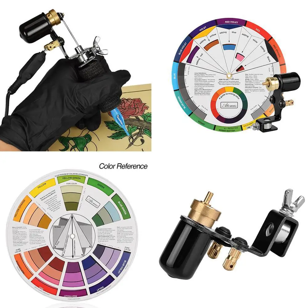 Black Professional Tattoo Machine Electric Rotary Permanent Make Machine Liner & Shader Kits 
Black Professional Tattoo Machine Electric Rotary Permanent Make Machine Liner & Shader Kits