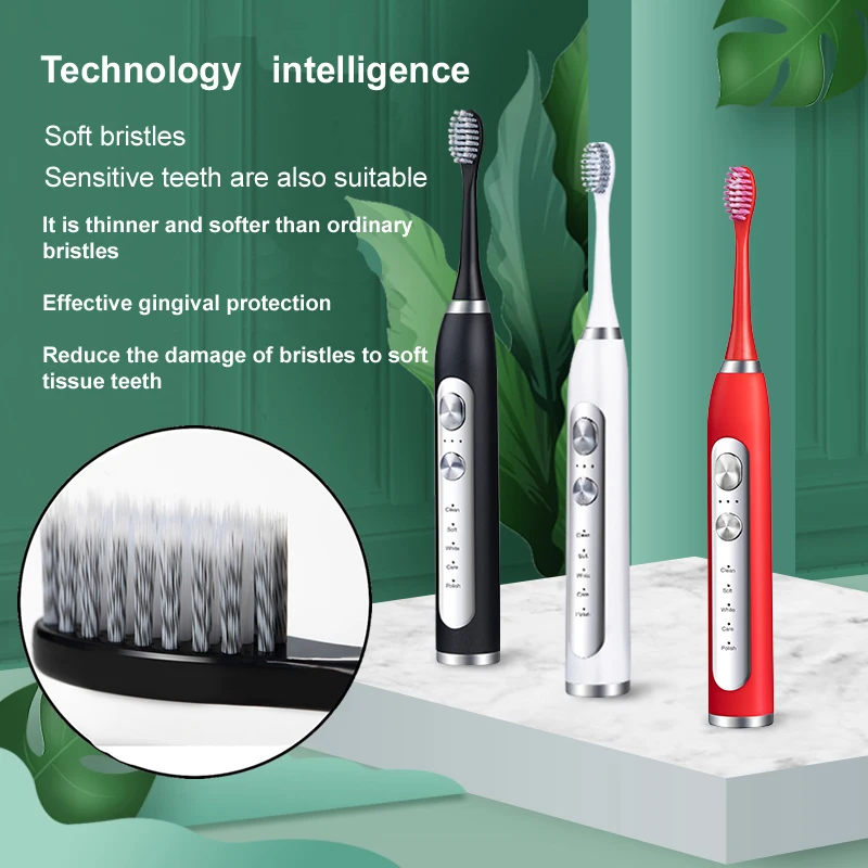 gollinio Sonic Electric Toothbrush Adult Timer Brush 5 Mode USB Charger Rechargeable Tooth Brushes Replacement Heads Set GL07A
gollinio Sonic Electric Toothbrush Adult Timer Brush 5 Mode USB Charger Rechargeable Tooth Brushes Replacement Heads Set GL07A