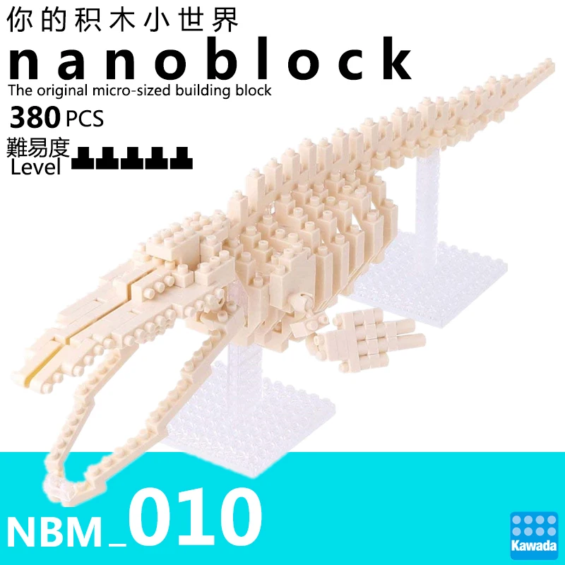 Nano-block Blue whale skeleton model NBM 010 Blue Whale Skeleton Building Blocks Model 380 pieces 12 Years+
Nano-block Blue whale skeleton model NBM 010 Blue Whale Skeleton Building Blocks Model 380 pieces 12 Years+