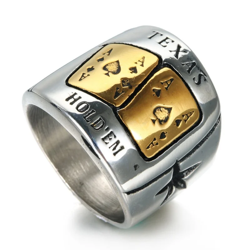 Popular Creative Fashion Playing Card Elements Star Ring Trendy Men Retro Punk Hip Hop Rock Party Locomotive Accessories Gift
Popular Creative Fashion Playing Card Elements Star Ring Trendy Men Retro Punk Hip Hop Rock Party Locomotive Accessories Gift