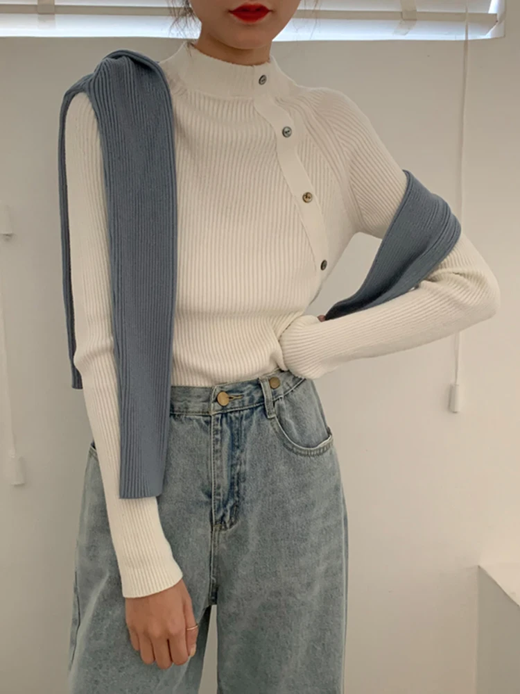 JCHB 2021 Korean Women's Sweaters Ladies Knitted Sweater Pullover Women Autumn Winter Clothes Long Sleeve Pulls Femme Pph2053
JCHB 2021 Korean Women's Sweaters Ladies Knitted Sweater Pullover Women Autumn Winter Clothes Long Sleeve Pulls Femme Pph2053