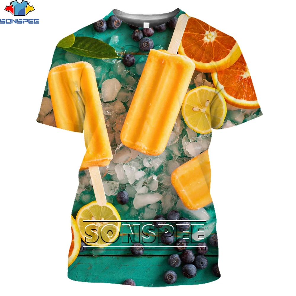 SONSPEE Men's T-shirt 3D Printing Ice Cream Summer Casual Short Sleeve Street Hip Hop Loose Oversized Top Kids Short Sleeve
SONSPEE Men's T-shirt 3D Printing Ice Cream Summer Casual Short Sleeve Street Hip Hop Loose Oversized Top Kids Short Sleeve