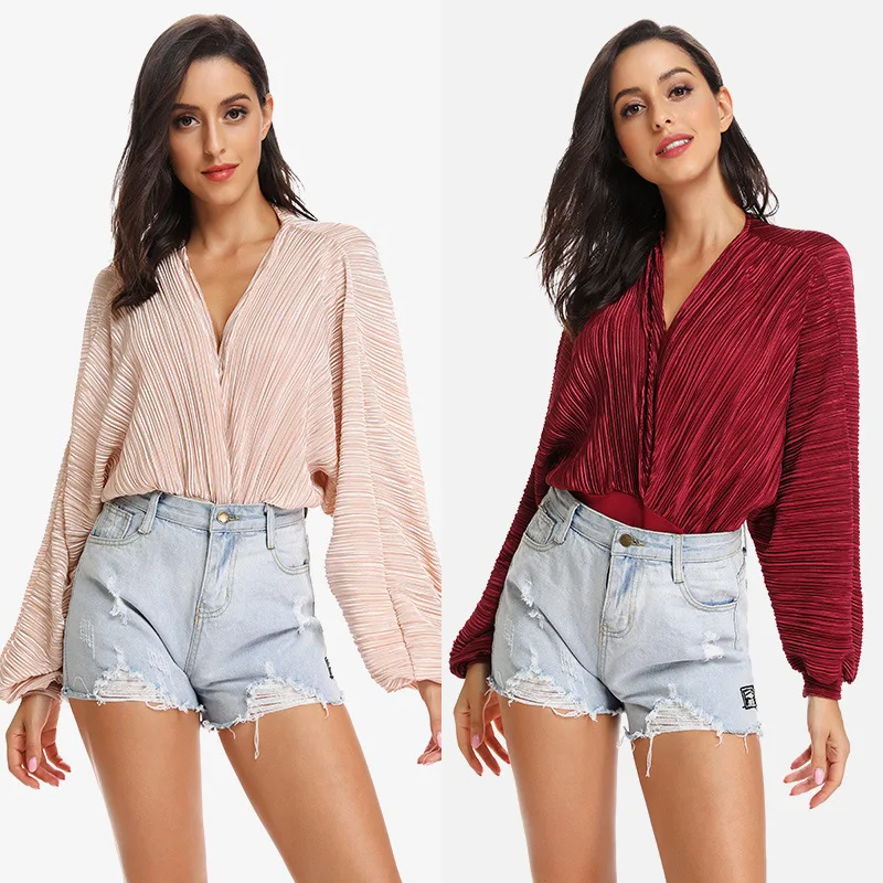 Autumn Spring Long Sleeve Top Clothes Plus Size Jumpsuits Overalls for Women European Style Woman Bodysuit
Autumn Spring Long Sleeve Top Clothes Plus Size Jumpsuits Overalls for Women European Style Woman Bodysuit