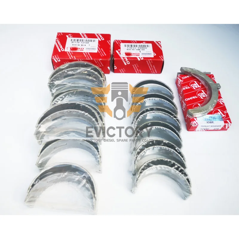 For HINO H06C H06CT H06C-T crankshaft connecting rod bearing + full gasekt kit
For HINO H06C H06CT H06C-T crankshaft connecting rod bearing + full gasekt kit