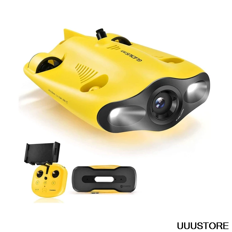 CHASING Gladius Mini Underwater Drone With 4K HD Camera 2 Hours Working Time One Key Depth Hold Live Stream Diving Rescue Drone
CHASING Gladius Mini Underwater Drone With 4K HD Camera 2 Hours Working Time One Key Depth Hold Live Stream Diving Rescue Drone