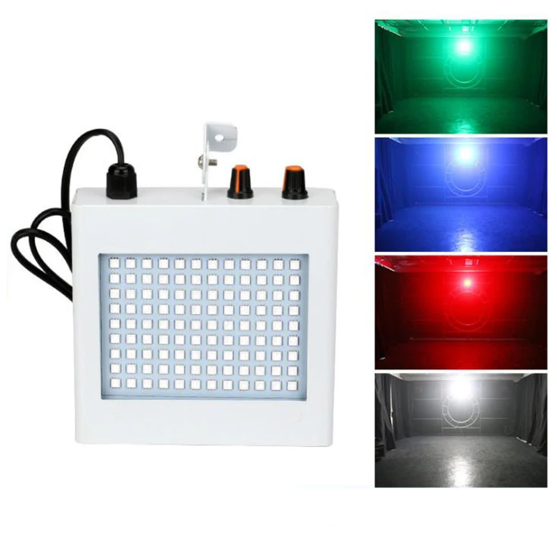 108 LED Mixed Flashing Stage Lights Remote Sound Activated Disco Lights For Festival Parties Lights Wedding KTV Strobe Lights
108 LED Mixed Flashing Stage Lights Remote Sound Activated Disco Lights For Festival Parties Lights Wedding KTV Strobe Lights