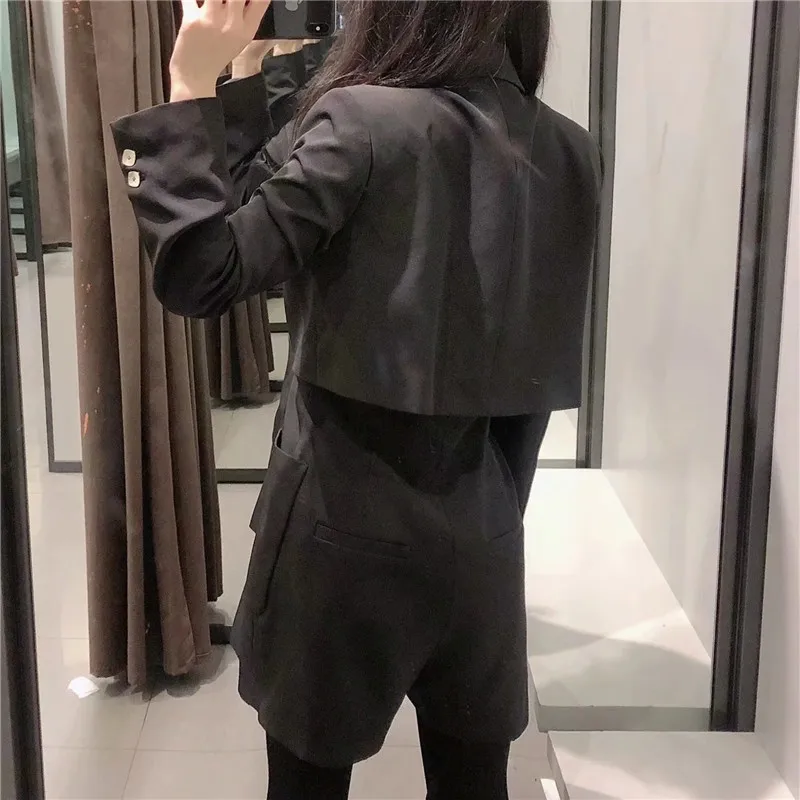 Za Spring 2021 Black Sexy Elegant Woman Jumpsuits Fashion Double Breasted Casual Office Long Sleeve Female Jumpsuit Shorts
Za Spring 2021 Black Sexy Elegant Woman Jumpsuits Fashion Double Breasted Casual Office Long Sleeve Female Jumpsuit Shorts