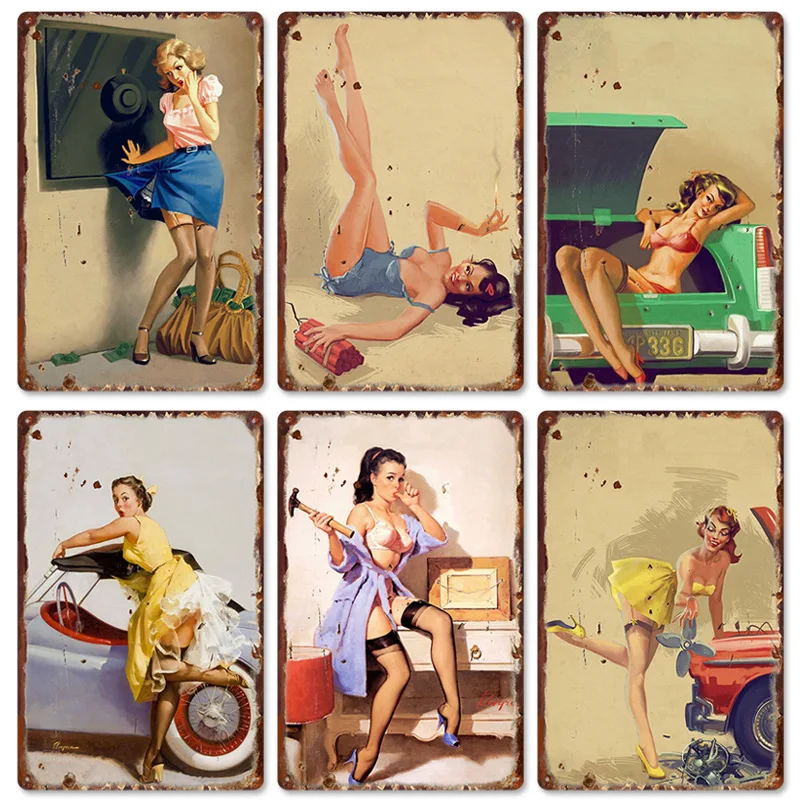 Sexy beauty Metal Sign Vintage Tin Sign Plaque Metal Vintage Wall Decor for bar and bedroom Retro Metal Posters Iron Painting
Sexy beauty Metal Sign Vintage Tin Sign Plaque Metal Vintage Wall Decor for bar and bedroom Retro Metal Posters Iron Painting