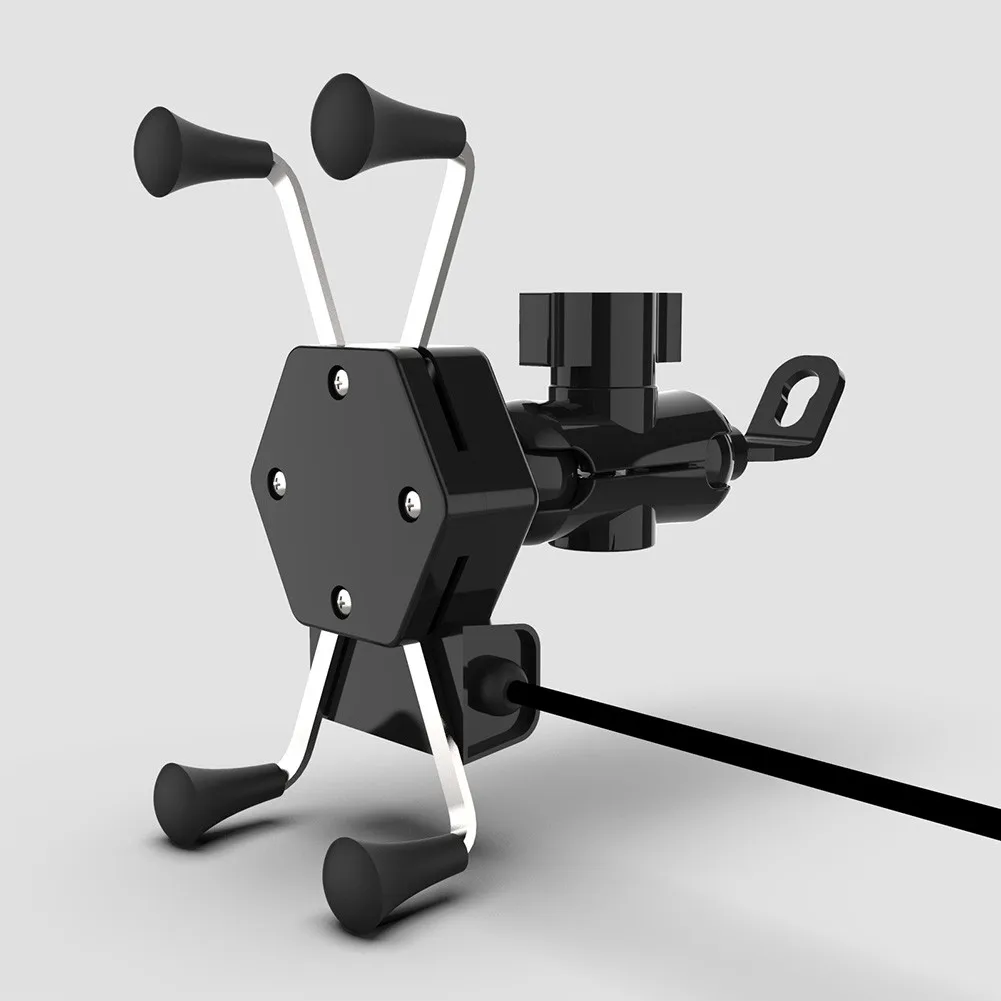 Universal Bicycle Motorbike Mobile Phone Holder Installed At The Rearview Mirror USB Charge For 3.5-6 Inch Phones Cycling Parts
Universal Bicycle Motorbike Mobile Phone Holder Installed At The Rearview Mirror USB Charge For 3.5-6 Inch Phones Cycling Parts