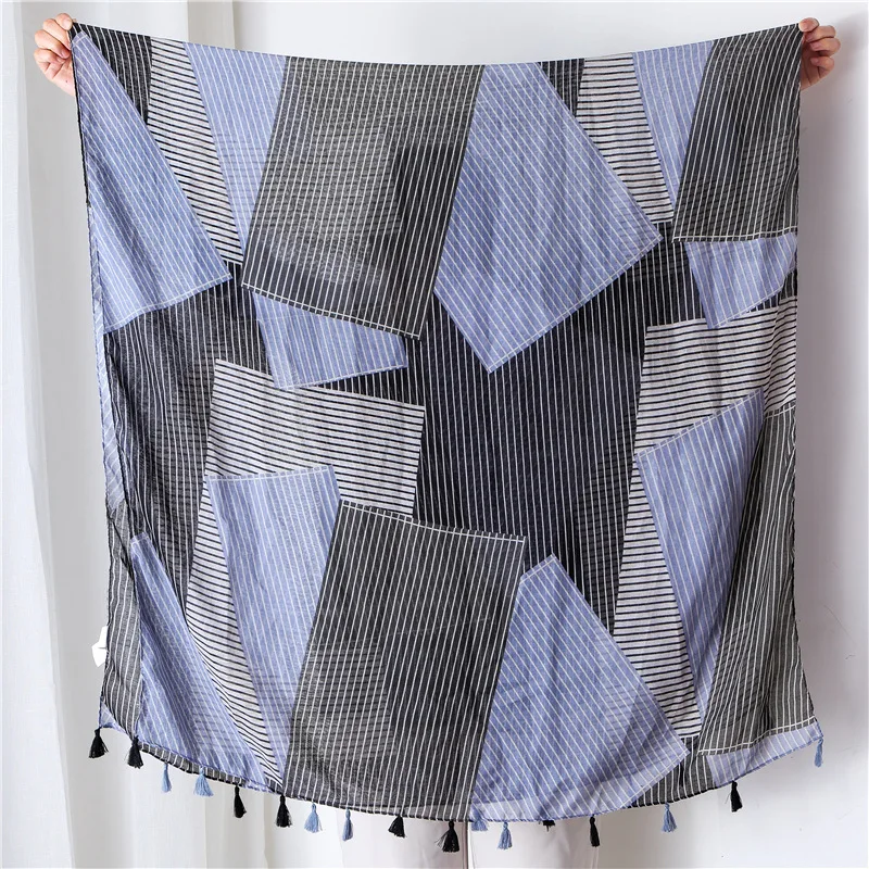Luxury Brand Elegant National Style Printed Sunscreen Striped Fashion Cotton Linen Silk Scarf Shawl Women Pashmina Scarves Cape 
Luxury Brand Elegant National Style Printed Sunscreen Striped Fashion Cotton Linen Silk Scarf Shawl Women Pashmina Scarves Cape