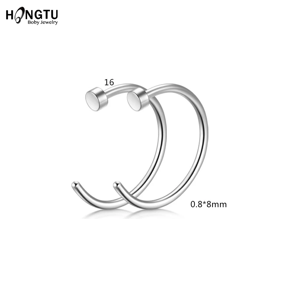 HONGTU Stainless Steel Nose Ring Studs Hoop for Women 20g Nose Ring CZ L Shape Nose Piercing Septum Piercing Body Jewelry Gift
HONGTU Stainless Steel Nose Ring Studs Hoop for Women 20g Nose Ring CZ L Shape Nose Piercing Septum Piercing Body Jewelry Gift