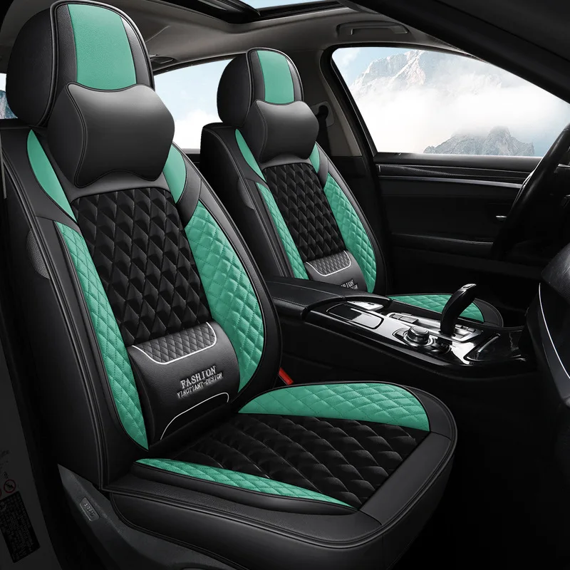 Car Seat Cover Full Set PU Leather, Auto Front Rear voiture accesorios for 5 Seats Vehicle Suitable for Year Round Use Cushion
Car Seat Cover Full Set PU Leather, Auto Front Rear voiture accesorios for 5 Seats Vehicle Suitable for Year Round Use Cushion