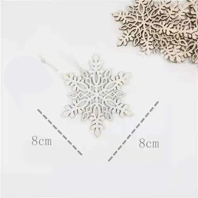 10pcs Snowflake Christmas New Year Decoration Wooden Home Party Pendant Christmas New Products Light Bulb Toys Christmas Items
10pcs Snowflake Christmas New Year Decoration Wooden Home Party Pendant Christmas New Products Light Bulb Toys Christmas Items