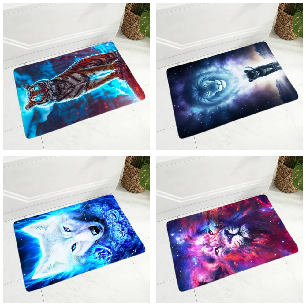 Water Color Mythology Lion Wolf Doormat for Hallway Decor Cartoon Animal Floor Door Mat Non-Slip Super Soft Flannel Rug 40x60cm
Water Color Mythology Lion Wolf Doormat for Hallway Decor Cartoon Animal Floor Door Mat Non-Slip Super Soft Flannel Rug 40x60cm