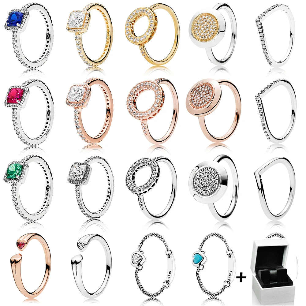 NEW 100% Authentic 925 Sterling Silver 20 Style Stackable Party Stars Rings for Women Original Brand Jewelry Gift with Box
NEW 100% Authentic 925 Sterling Silver 20 Style Stackable Party Stars Rings for Women Original Brand Jewelry Gift with Box