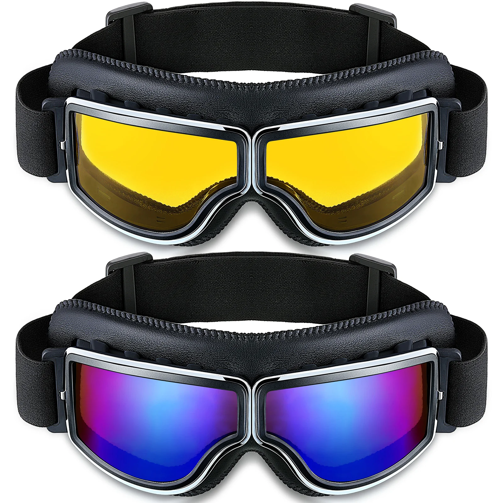 Motorcycle Goggles Vintage Pilot Style Cruiser Scooter Goggle Outdoor Sand Goggles ATV Anti-Scratch Leather Dust Glasses Dustpro
Motorcycle Goggles Vintage Pilot Style Cruiser Scooter Goggle Outdoor Sand Goggles ATV Anti-Scratch Leather Dust Glasses Dustpro