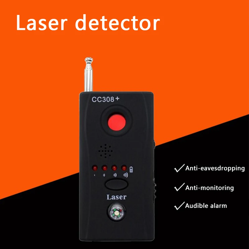 Anti Spy Hidden Camera Lens Bug Detector GSM GPS Signal Finder RF Tracker Audio Camera Detector Device
Anti Spy Hidden Camera Lens Bug Detector GSM GPS Signal Finder RF Tracker Audio Camera Detector Device