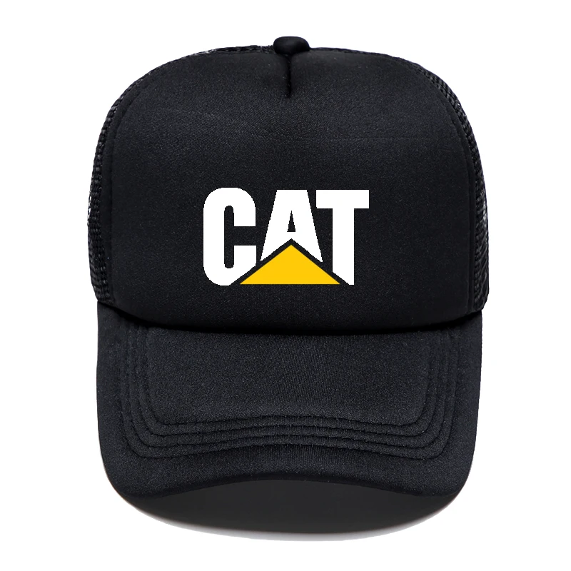 QI XIN CAT triangle Cat кожаная кепка Chao уличный танец утка язык Кепка модный Hombre хип печать