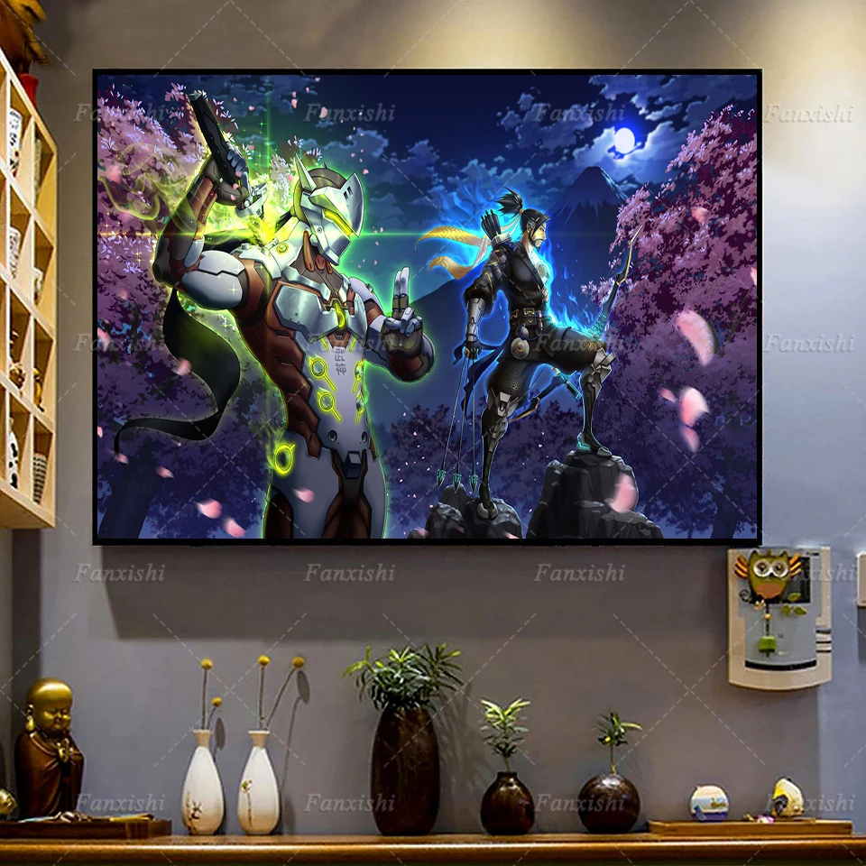 Video Game Overwatch Poster And Prints Modern Living Room Decor Canvas Wall Art Prints Nordic Home Bedroom Decor Painting Gift 
Video Game Overwatch Poster And Prints Modern Living Room Decor Canvas Wall Art Prints Nordic Home Bedroom Decor Painting Gift