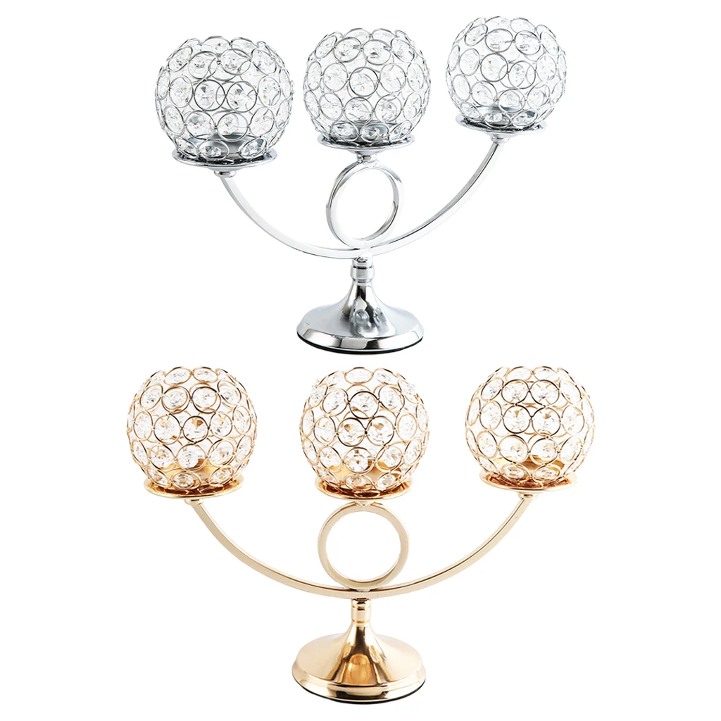 3 Arm Crystal Candle Holder Metal Tealight Candle Holder Candelabra Candle Candlestick Holders Home Dinning Room Decoration
3 Arm Crystal Candle Holder Metal Tealight Candle Holder Candelabra Candle Candlestick Holders Home Dinning Room Decoration