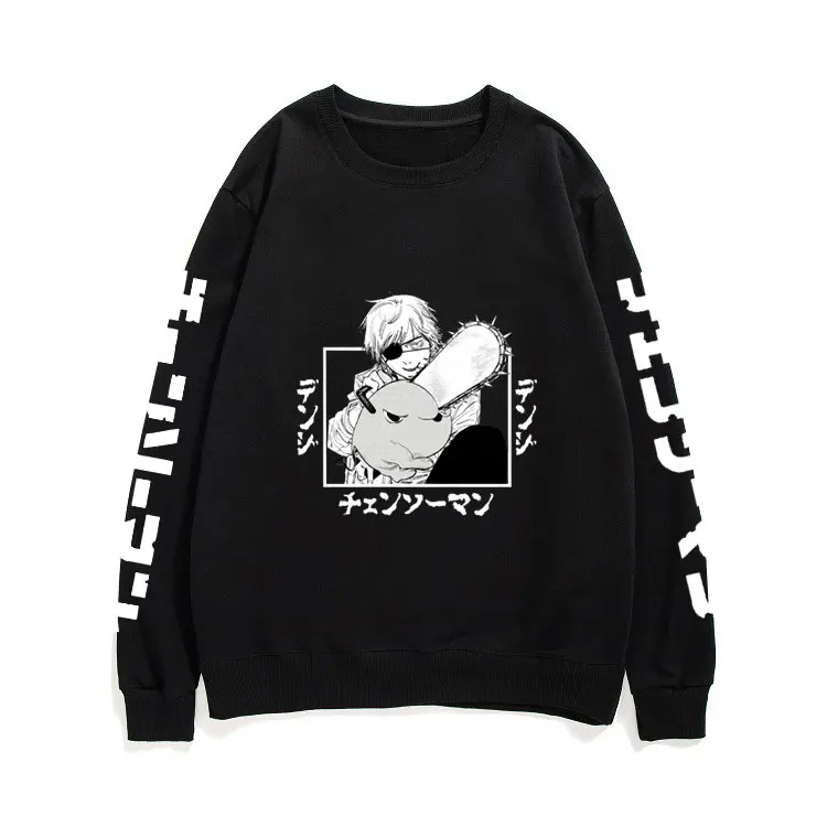 

Anime Chainsaw Man Denji Pochita Print Sweatshirt Men Women Fashion Hip Hop Sweatshirts Man Manga Style Pullover Mens Tracksuit