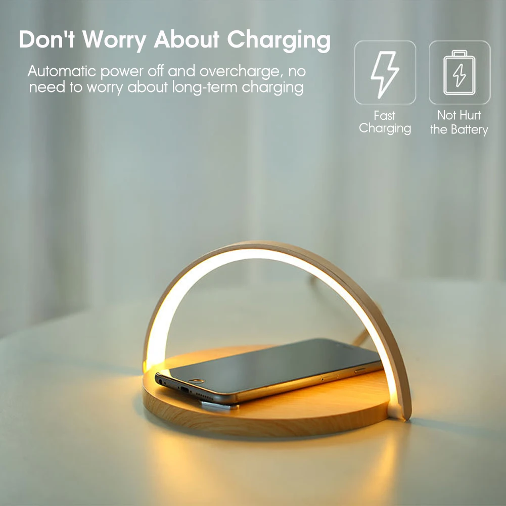 10w Wireless Charger Block Holder For Smart Phone Foldable Fast Charging Table Phone Stand Support With Led Table Lamp Portable
10w Wireless Charger Block Holder For Smart Phone Foldable Fast Charging Table Phone Stand Support With Led Table Lamp Portable