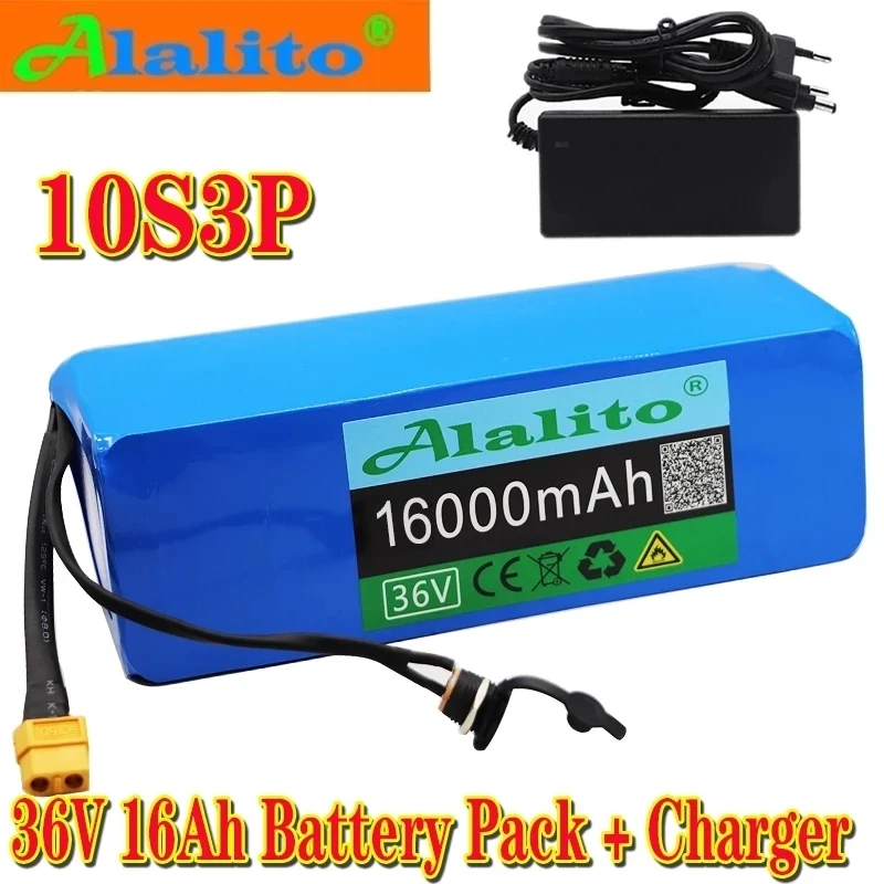 Литий-ионная батарея 10S3P 36 в 36 В 16000 мАч 500 вт стандартная для электрического велосипеда скутера BMS с разъемом xt60 + зарядным устройством
Литий-ионная батарея 10S3P 36 в 36 В 16000 мАч 500 вт стандартная для электрического велосипеда скутера BMS с разъемом xt60 + зарядным устройством