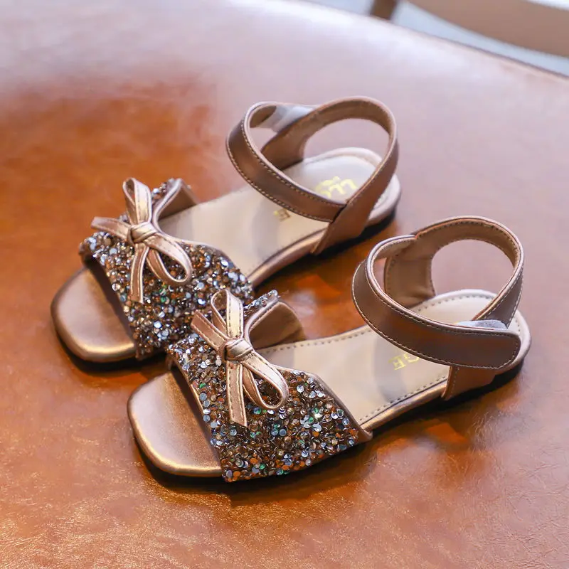 JY 2020 summer Children girl shoes Girls bling bowknot square Shoes Flat princess sandals 26-36 C777 TB02
JY 2020 summer Children girl shoes Girls bling bowknot square Shoes Flat princess sandals 26-36 C777 TB02