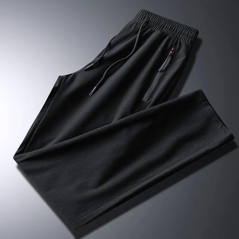 2020 Summer Men's Ice Silk Casual Pants Quick dry Elasticity Thin Breathable Long Trousers Plus Size 7XL 8XL Sweatpants Male
2020 Summer Men's Ice Silk Casual Pants Quick dry Elasticity Thin Breathable Long Trousers Plus Size 7XL 8XL Sweatpants Male