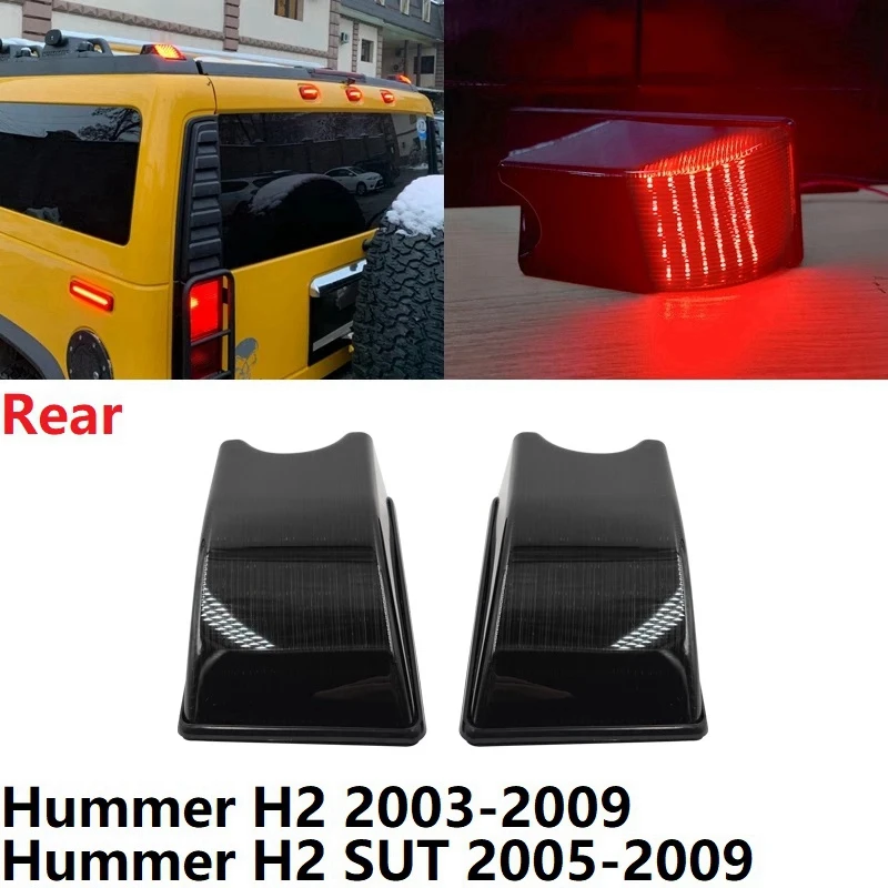 2X Smoked Lens Rear Red Led Cab Roof Lamp Side Marker Lights for Hummer H2 2003-2009 SUT 2005-2009 15060524
2X Smoked Lens Rear Red Led Cab Roof Lamp Side Marker Lights for Hummer H2 2003-2009 SUT 2005-2009 15060524