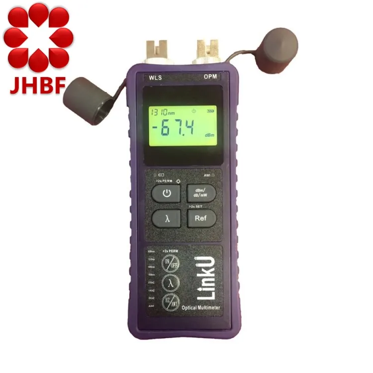 3 in 1 26~-50dBm optical power meter, 1310/1490/1550nm optical laser source visual fault locator handheld Optical Multimeter
3 in 1 26~-50dBm optical power meter, 1310/1490/1550nm optical laser source visual fault locator handheld Optical Multimeter