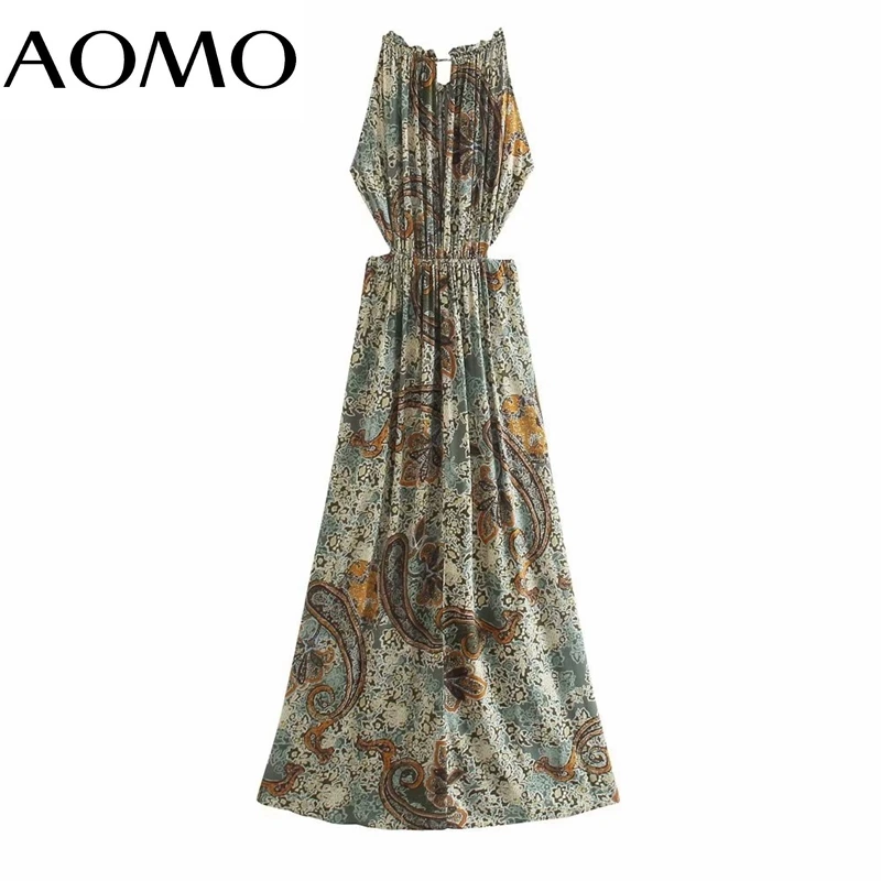 AOMO Women Sexy Flower Print Halter Dress Sleeveless Backless 2021 Summer Fashion Lady Dresses 3H790A
AOMO Women Sexy Flower Print Halter Dress Sleeveless Backless 2021 Summer Fashion Lady Dresses 3H790A
