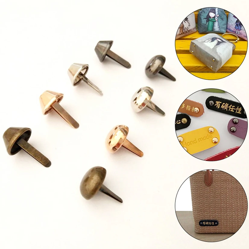 100pcs/pack Riveter Leather Studs Metal Rivets Bag Accessories Rivets Leathercraft Purse Handbag Metal Double Feet Rivets
100pcs/pack Riveter Leather Studs Metal Rivets Bag Accessories Rivets Leathercraft Purse Handbag Metal Double Feet Rivets